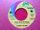 DONNY MANN   THIS LOVE IS REAL b/w THE GIRL NEXT DOOR - U.S UNI PROMO - 1970