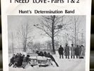 Hunt's Determination Band I Need Love Psych Funk Instrumental 45 on Ear Wax