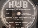 HEARSunset Jubilee Singers Trouble Not The Woman Two Wings Hub Gospel 78 RPM