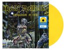 IN HAND - IRON MAIDEN SOMEWHERE IN TIME CANARY YELLOW LP VINYL