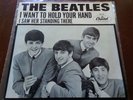 BEATLES PS & 45 I WANT TO HOLD YOUR HAND-I SAW HER STANDING THERE-WALTER HOFER