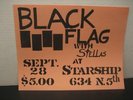 Black Flag Stellas Die Kreuzen 80's OG Tour Show Concert Poster $6Ship HXC Punk