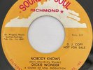 Northern Soul original US 45 - Dickie wonder - Nobody Knows - Sound of Soul DJ