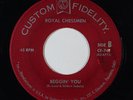 Sweet Soul 45 ROYAL CHESSMEN Beggin' You/You Must Believe Me on Custom Fidelity