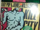 IGGY POP & JAMES WILLIAMSON KILL CITY LP GREEN VINYL BOMP VG+ VINYL 1977