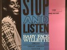 BABY FACE WILLETTE - STOP and LISTEN 1994 BLUE NOTE Connoisseur LP - Grant Green