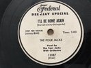 FEDERAL DEE JAY SPECIAL Record 78 rpm FOUR JACKS 12087 Last Good Rocking Men ptr