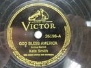 Kate Smith - VICTOR 26198 - God Bless America & The Star Spangled Banner