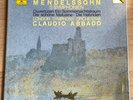 MENDELSSOHN 5 Symphonies CLAUDIO ABBADO 1985 ED1 DGG DIGITAL 4LP Box MINT