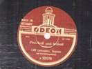 371g1.  Lilli Lehmann - Freudvoll und Liedvoll & Auf dern wasser - Odeon X.50078