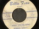 RONNIE MARTIN: baby you're mine / storm of love BILLIE FRAN 7