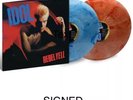 *SIGNED* Billy Idol Rebel Yell 2LP Blue & Red Vinyl Limited Edition