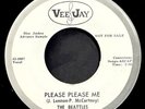 The Beattles (Beatles) Please Please Me Vee Jay 498 DJ Promo Copy white label EX