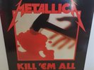 LP 33T ROCK TRASH METAL METALLICA KILL 'EM ALL FRENCH PRESS MFN 7 RED VINYL NM