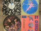 BOY GEORGE Culture Club 8 Singles Vinyl LP's Don't Cry, Sold, Live My Life