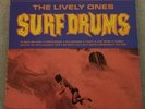 SURF DRUMS THE LIVELY ONES LP MONO DEL-FI DFLP 1231 #1 SURFING BAND