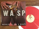 WASP Animal F**k Like A Beast 12” pink vinyl VG Music For Nations W.A.S.P. LP