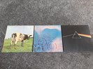 PINK FLOYD,  3 x LP sleeves ... Atom Heart Mother, Meddle, Dark Side Of The Moon