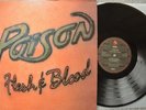 Poison Flesh & Blood UK First Press Enigma Records Vinyl LP unskinny bop 1990 EX