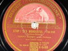 Glenn Miller : In the mood & Tommy Dorsey : Stop it's...78 rpm GRAMOPHONE K-8480