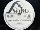 JAZZ GUITAR LEGEND DJANGO REINHARDT  ‘BELLEVILLE’ 2 VERSIONS ON SWING 78