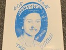 SEX PISTOLS - GOD SAVE THE QUEEN -YELLOW  WAX - POSTER SLEEVE   DAMNED, RAMONES,