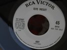 Z24 RCA 47-9287 PROMO ELVIS PRESLEY with THE JORDANAIRES THERES ALWAYS ME JUDY