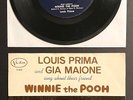 LOUIS PRIMA+GIA MAIONE Winnie the Pooh VERY RARE US STOCK 45+SLEEVE 1966 Disney