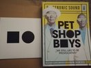 PET SHOP BOYS - ELECTRONIC SOUND MAGAZINE & GOLD COLOURED 7