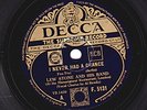 AL BOWLLY LEW STONE 78 I NEVER HAD A CHANCE / I'VE HAD MY MOMENTS DECCA F 5131 E