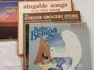 4 Raffi LP Records- Baby Beluga,Corner Grocery Store,Rise & Shine,Singable Songs