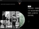 JON BON JOVI SIGNED FOREVER OCEAN WAVES VINYL LP PRE ORDER LIMITED EDITION CARD