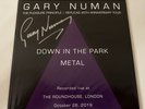 GARY NUMAN - DOWN IN THE PARK / METAL (LIVE) - SIGNED COLOURED VINYL 7