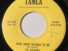 Northern Soul - The Supremes - Your Heart Belongs To Me - Tamla 45 - rare Canada