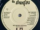 The Stranglers - No More Heroes - UK - Solid Centre - Black Print On Cream Label