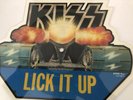 KISS LICK IT UP/ Not For The Innocent Tank Shaped Pic/Disc EX.