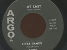Rare Soul 45 - Etta James - At Last - Argo Records # 5380