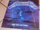 Metallica Ride The Lightning Vinyl LP 1984 Megaforce Records MRI769 Silver Label