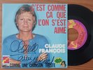 SP Claude François – C'est Comme Ça Que L'on S'est Aimé DEDICACE