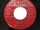 The Rainbows - Rama 209  They Say / Minnie  *** 1956 *** Rare 1st Press ***