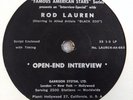 Open End Radio Interviews Rod Lauren / Jess Stearn 1963 7