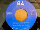 BLACK LEATHER TOUCH -TEENAGE FRUSTRATION -COLUMBUS OHIO ROCK 45  BLUE ASH 178 NM