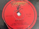 LORD MELODY WITH SHE SHE CALYPSO BAND BOY DAYS 78RPM  VITADISC TC 125 VG
