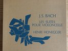 rare Henri Honegger Bach Solo Cello Suites 3LP Valois CMB 22 ED1 NM/M
