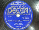 Ella Fitzgerald w/ Chick Webb & Orch. - DECCA 1123 - When I Get Low I Get High