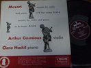 GRUMIAUX - HASKIL / MOZART sonatas K 454 & 526 / PHILIPS minigroove