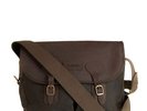 Barbour Wax Leather Tarras Bag Olive