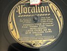 Vocalion 78 RPM Louis Prima - Pennies From Heaven / Santa Claus Say 3376 V+ Jazz