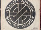 CRASS - REALITY ASYLUM / SHAVED WOMEN 7” PUNK 1ST PRESS RAYS CUT CARD COVER 1979