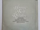 Martha Argerich Hommage à Kirill Kondrashin, LIVE RECORDING / Philips LP